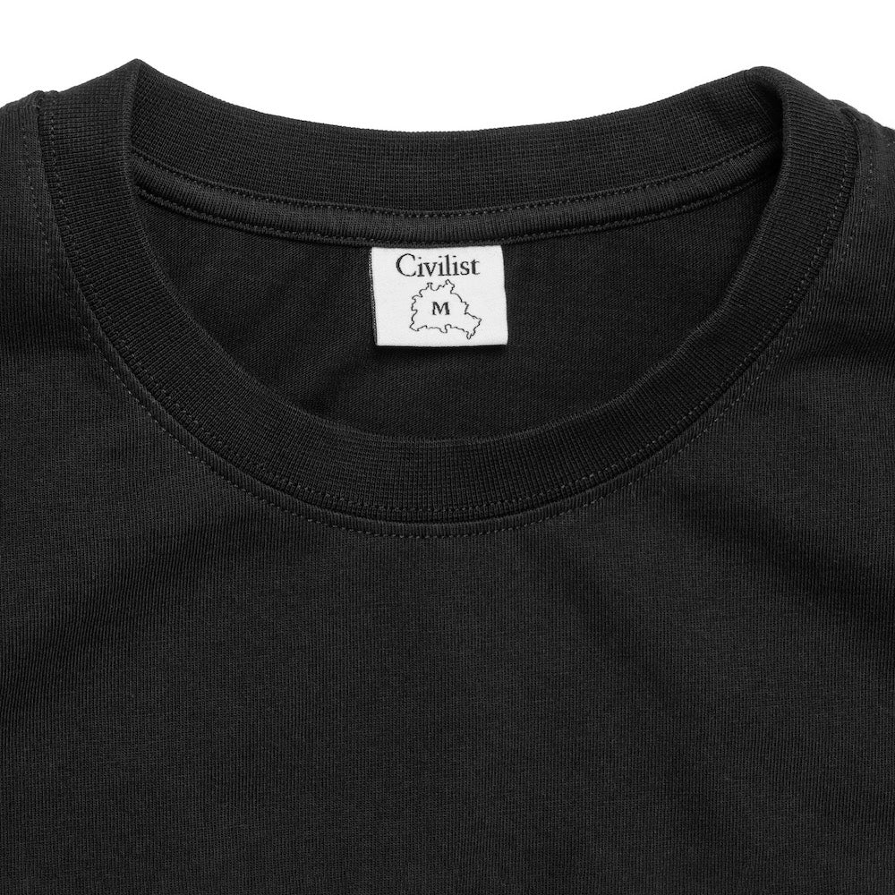 Civilist Monochrome T-Shirt Black