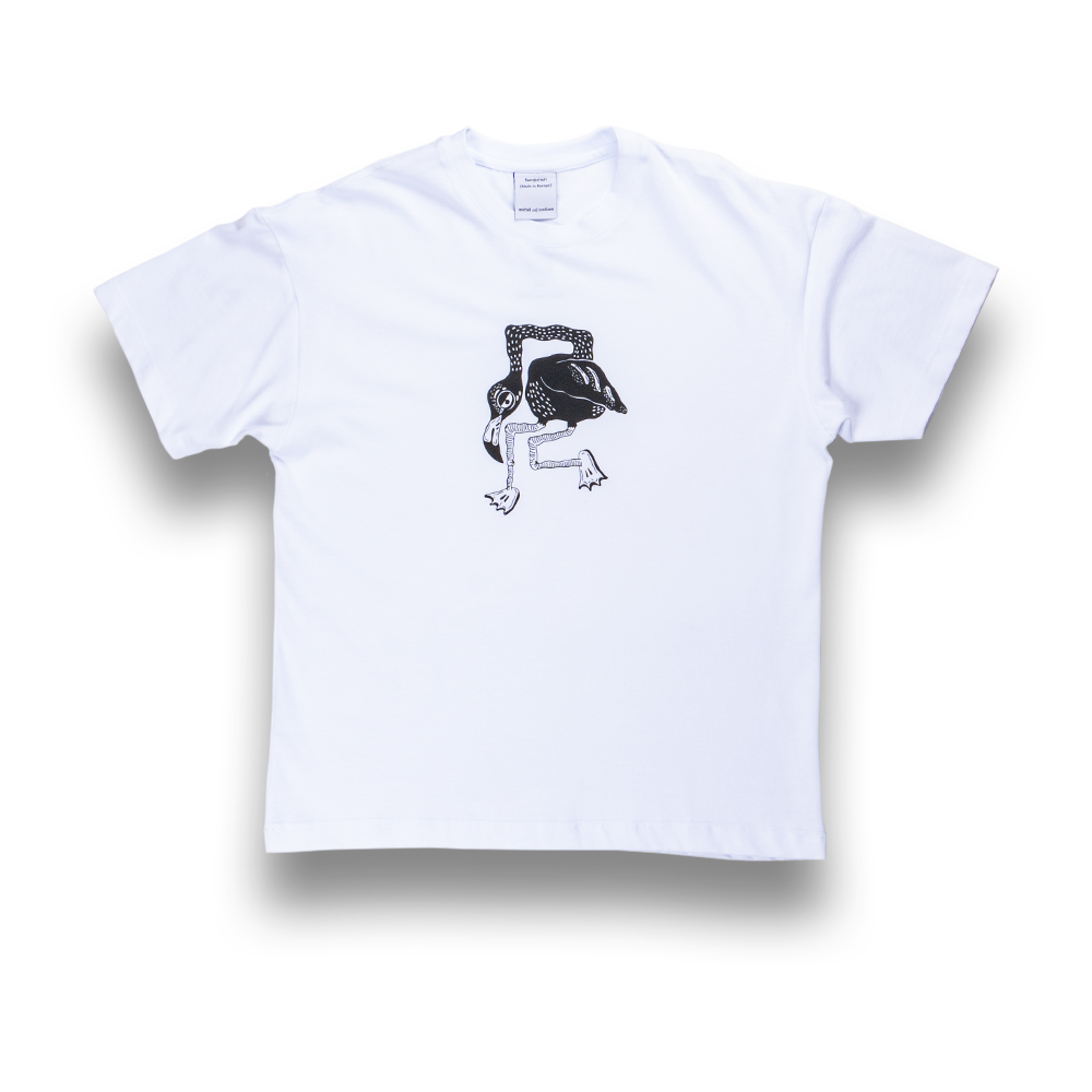 Fred Nussbaum für Turnschuh Flamingo T-Shirt White/Black