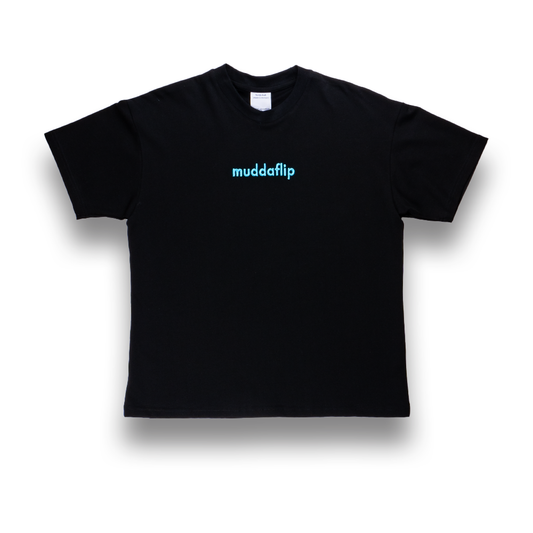 Turnschuh muddaflip Embroidered T-Shirt Black