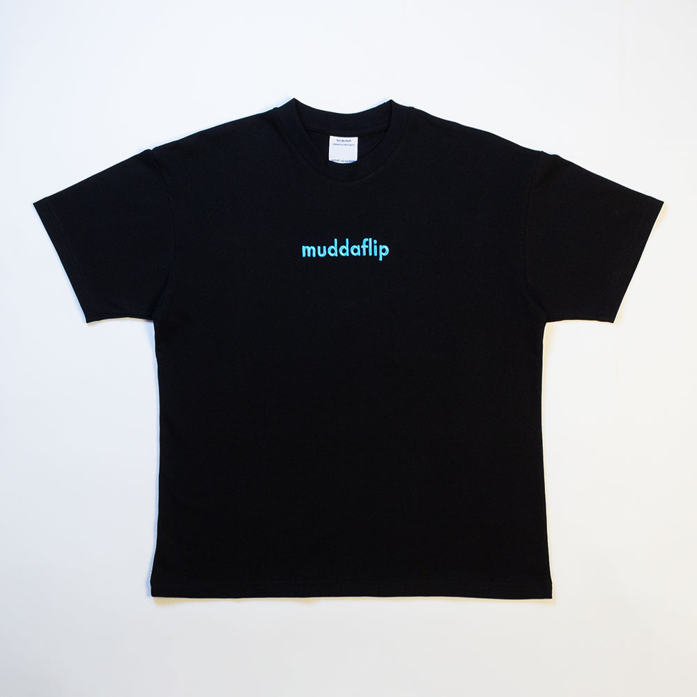 Turnschuh muddaflip Embroidered T-Shirt Black