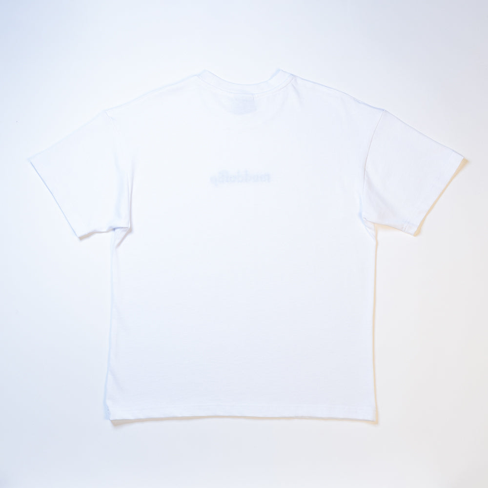 Turnschuh muddaflip Embroidered T-Shirt White