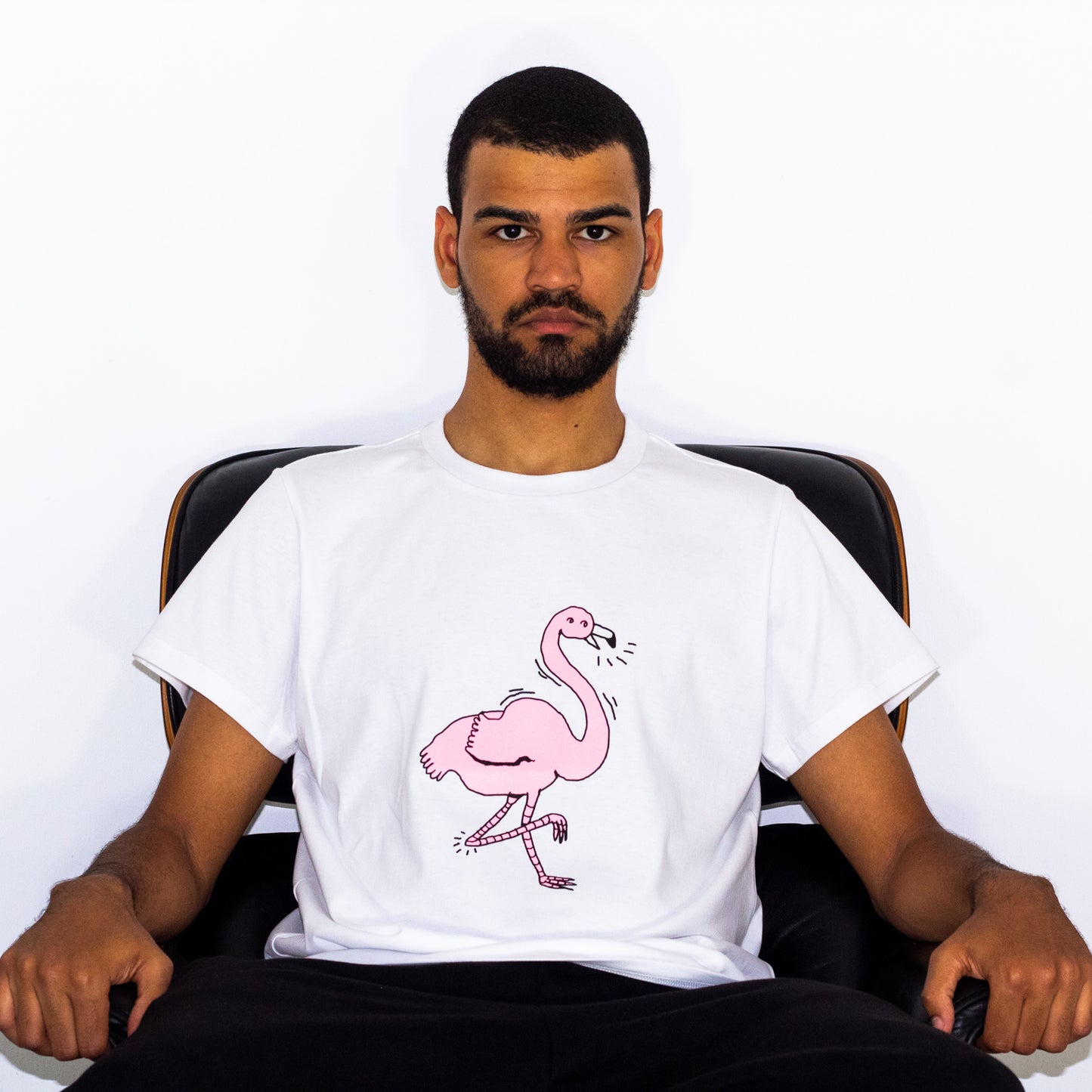 Mac Clem für Turnschuh Flamingo T-Shirt Weiß
