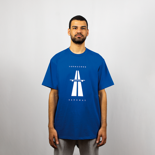 Turnschuh Autobahn T-Shirt Royal Blue