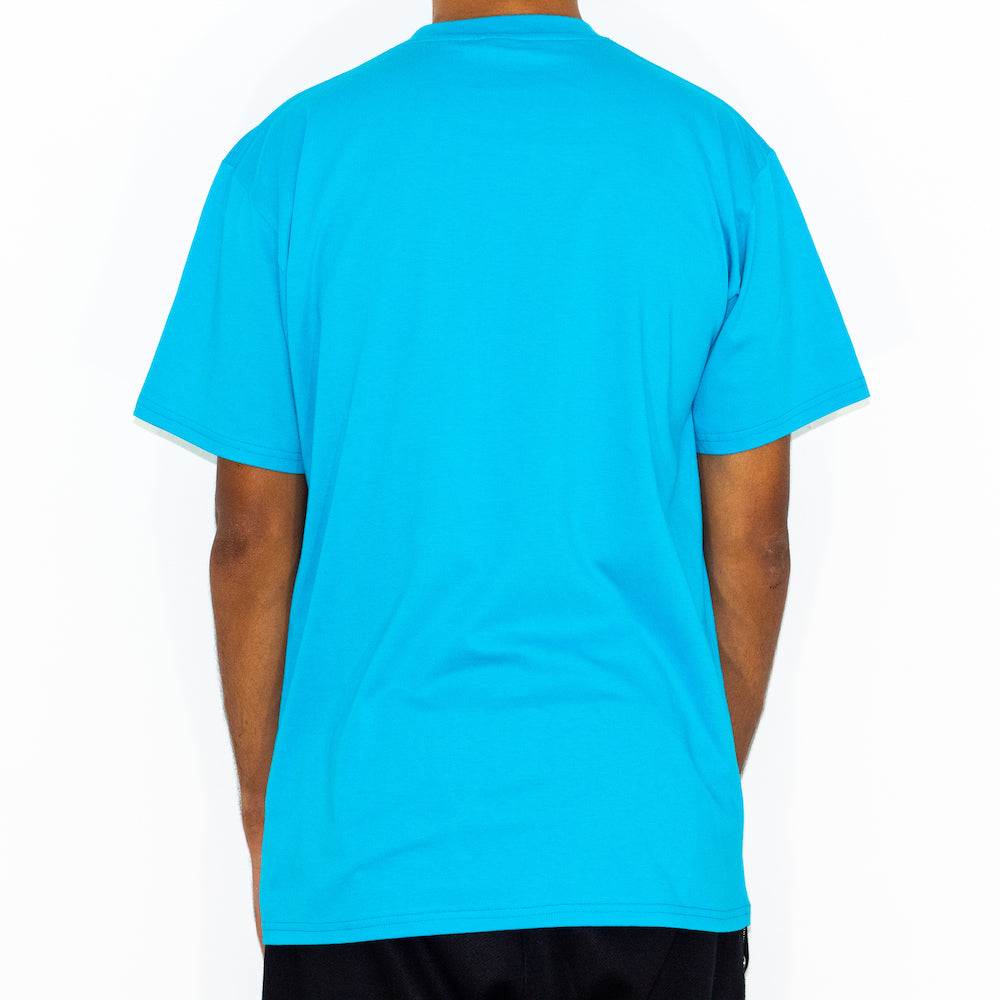 Turnschuh Wings Logo T-Shirt Bahama Blue